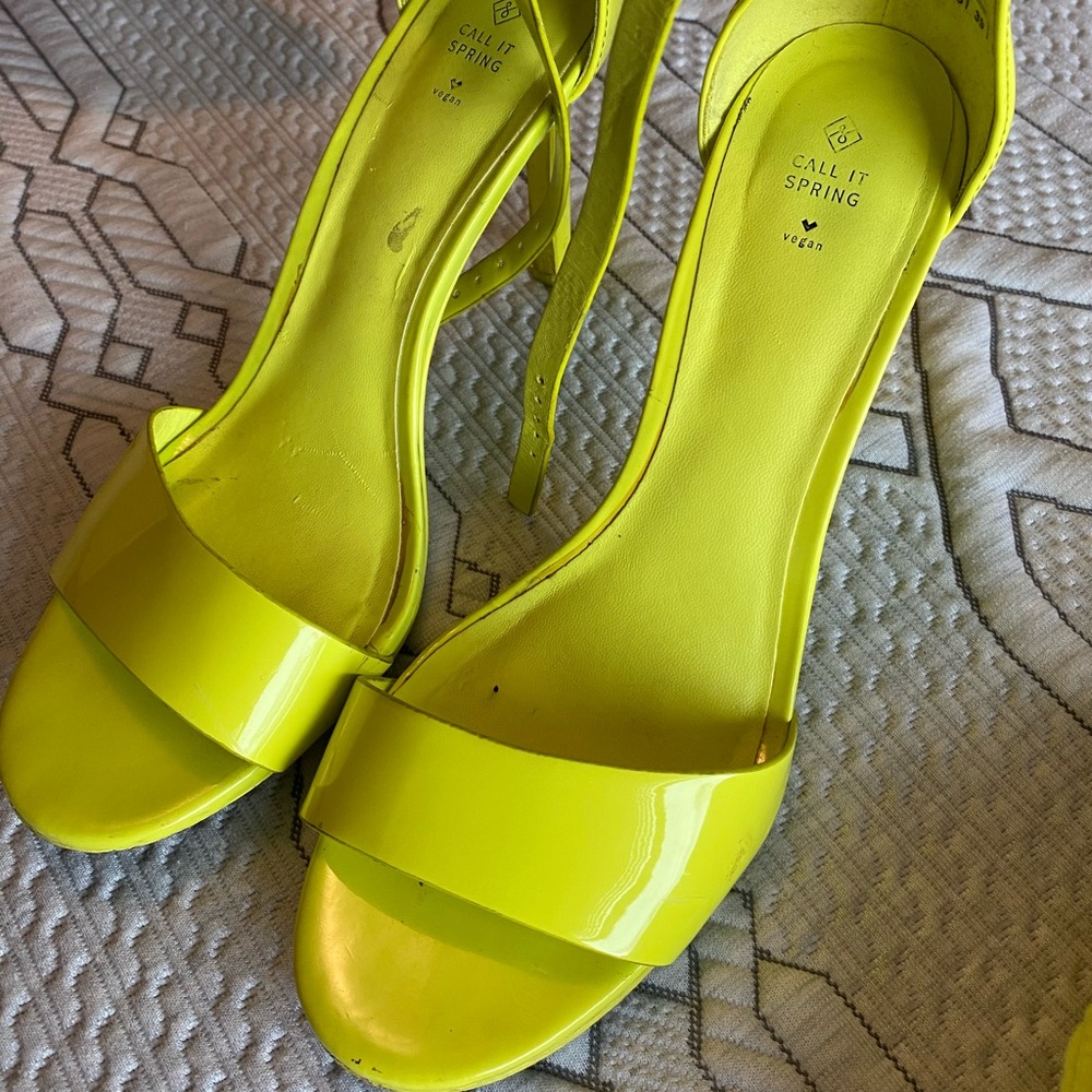 Neon heels